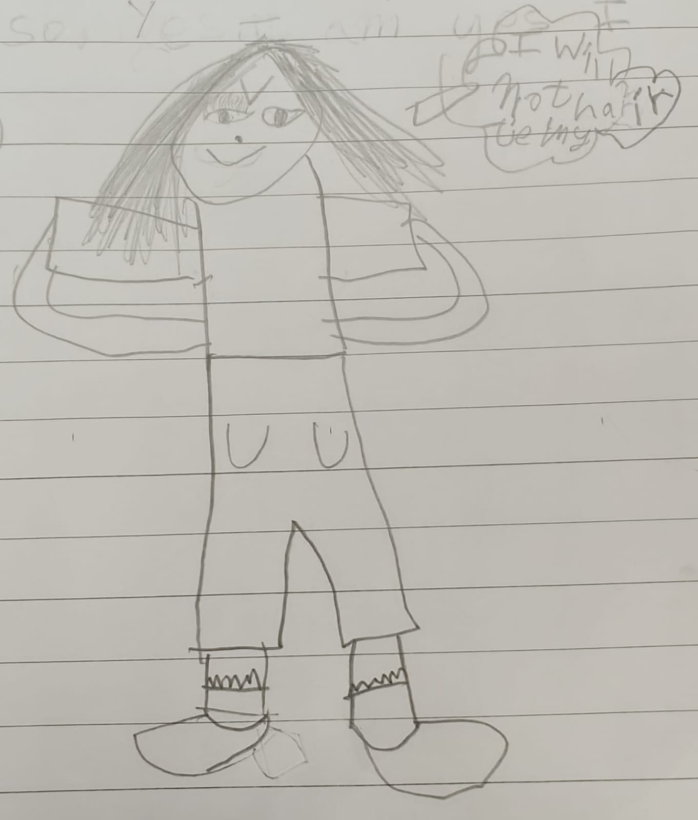 The Girl who didn’t like to tie her hair